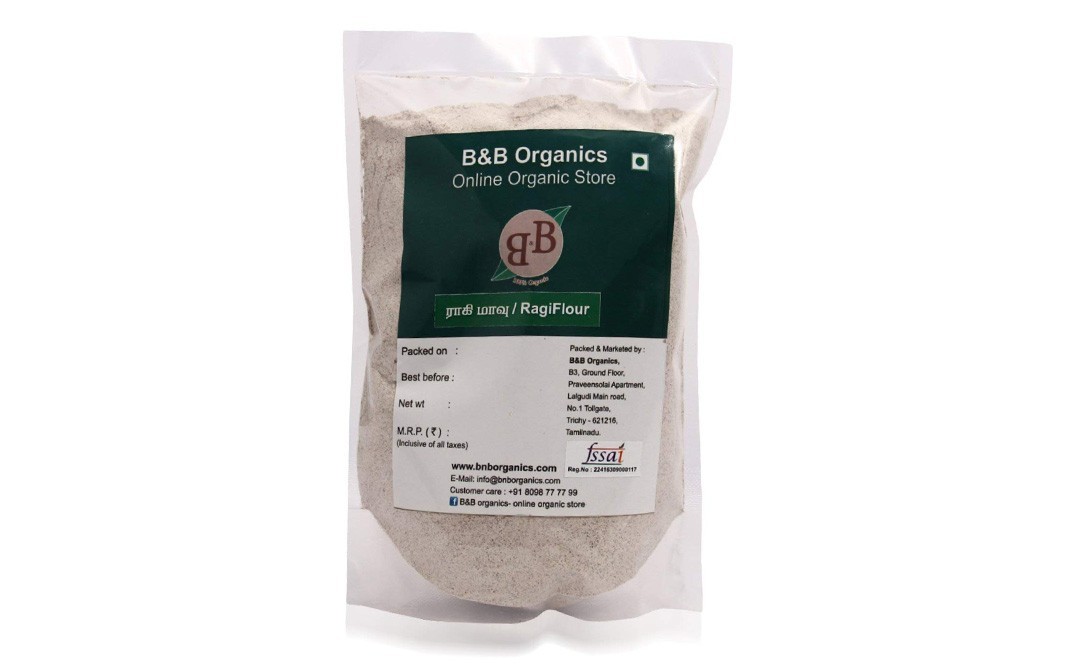 B&B Organics Ragi Flour    Pack  1 kilogram